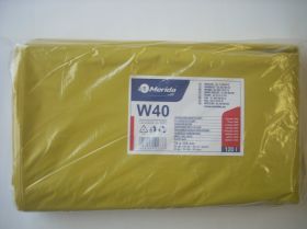 Pytle LDPE, 38 mi, 70x110cm,120 l,žluté 50 ks/b /W40Y/