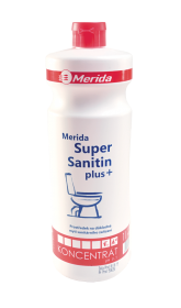 Čistící prostředek na mytí WC Merida SUPER SANITIN Plus 1 l.
