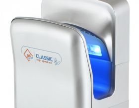 Osoušeč rukou Jet Dryer  CLASSIC stříbrný ABS plast