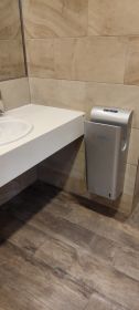 Osoušeč rukou Jet Dryer  STYLE stříbrný ABS plast