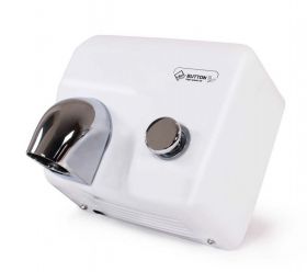 osoušeč rukou Jet Dryer BUTTON bílý kov