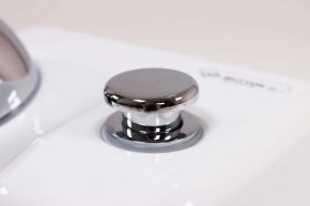 osoušeč rukou Jet Dryer BUTTON bílý kov