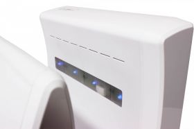 Osoušeč rukou Jet Dryer  COMPACT stříbrný ABS plast