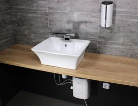 Osoušeč rukou Jet Dryer  AIRTAP  lesklý chrom automatická vodovodní baterie