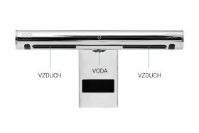 Osoušeč rukou Jet Dryer  AIRTAP  lesklý chrom automatická vodovodní baterie