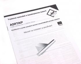 Osoušeč rukou Jet Dryer  AIRTAP  lesklý chrom automatická vodovodní baterie
