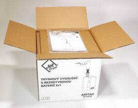 Osoušeč rukou Jet Dryer  AIRTAP  lesklý chrom automatická vodovodní baterie