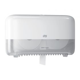 TORK 558040 – Tork OptiServe® zásobník na 2 role bezdutinkového toaletního papíru T7, bílý