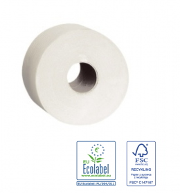 Toaletní papír STANDARD, 19 cm, 110 m, 2 vrstvý, bělost 75%, (12rolí/balení)