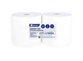 Papírové čistivo MERIDA TOP LUX z celulozy - větší (2 role/balení)