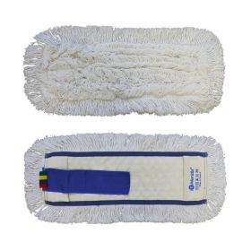 Mop plochý uzlíčkový s kapsami OPTIMUM, bavlna, 40 cm