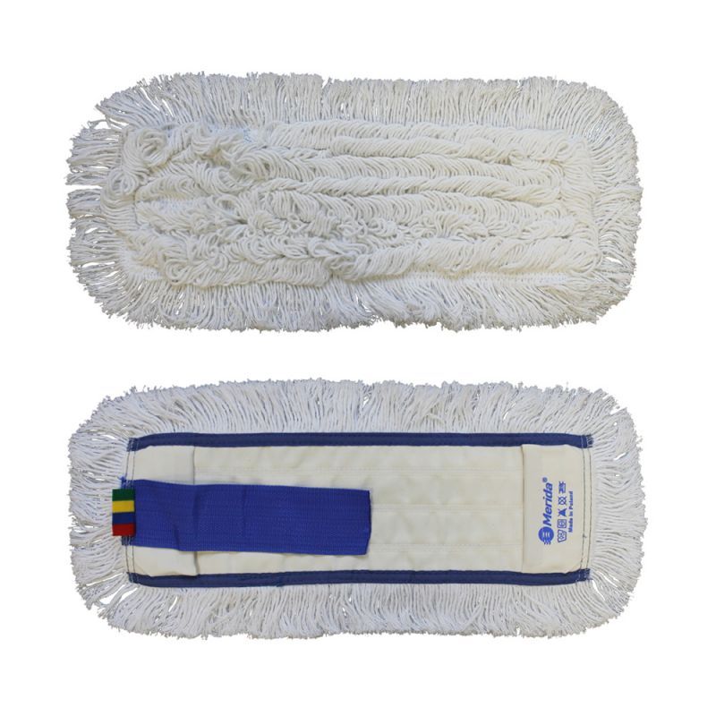 Mop plochý uzlíčkový s kapsami OPTIMUM, bavlna, 40 cm