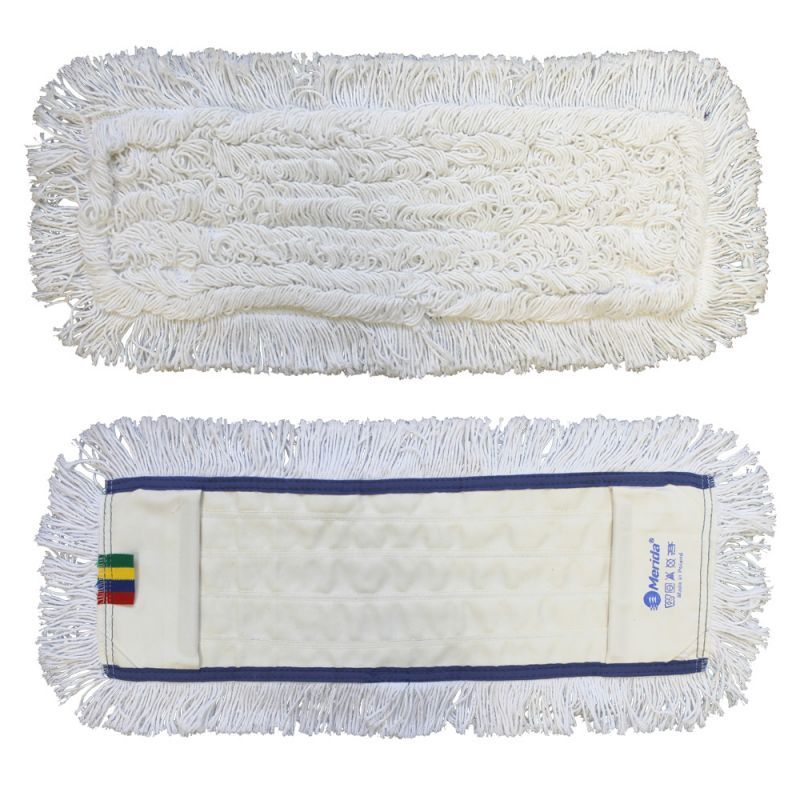 Mop plochý uzlíčkový s kapsami OPTIMUM, bavlna, 50 cm