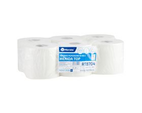 Papírové ručníky v rolích TOP FLEXI, 100% celulóza.,dl. 130 m, 2 vrst., 6rolí/bal