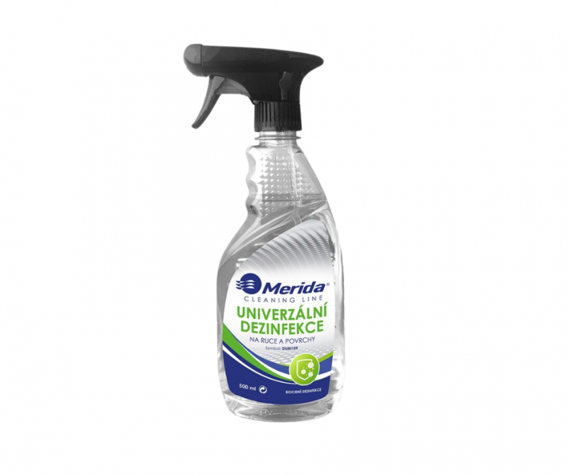 Merida univerzální DEZINFEKCE na ruce a povrchy, 500 ml