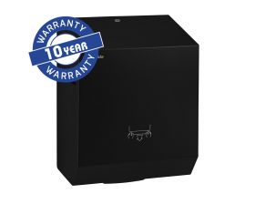 Mechanický podavač papírových ručníků v rolích MERIDA STELLA MAXI nerez černá