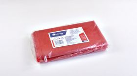 Sáčky LDPE, 25 mi,50x60cm,35 l,červené 50ks/b, /W20C/