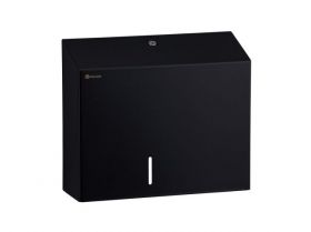 Zásobník na toaletní papír 20 cm s držákem na zbytek role MERIDA STELLA DUO nerez černá
