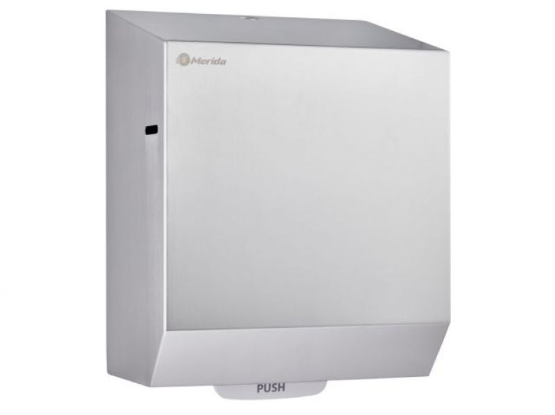Mechanický podavač MERIDA STELLA Anti-FingerPrint MAXI pap. ručníků v roli, nerez mat