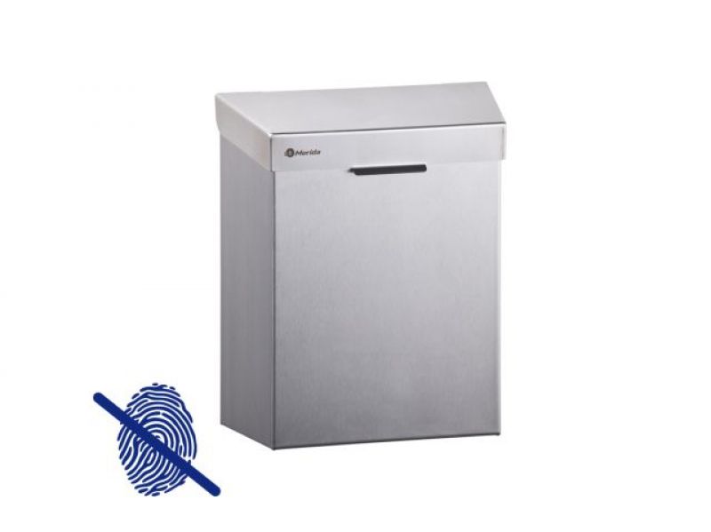 Koš na sanitární odpad MERIDA STELLA Anti-FingerPrint, nerez ocel, objem 4,5 l