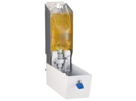 Automatický bezdotykový dávkovač pěnového mýdla STELLA AUTOMATIC SLIM nerez bílá 0,8 l