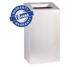 Koš závěsný otevřený Merida STELLA nerez mat 45 l