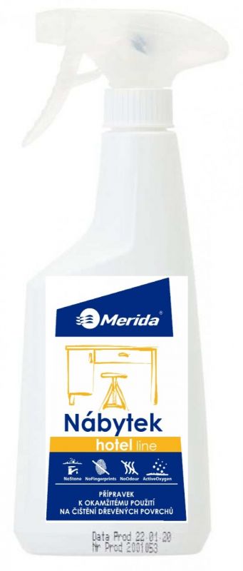 Přípravek na nábytek Merida HOTEL line - 500 ml