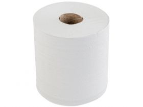Papírové ručníky v rolích MERIDA OPTIMUM MAXI, 2-vrstvé, bílé, délka 150 m, (6 rolí/bal)