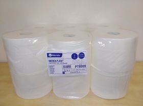 Toaletní papír MERIDA FLEXI, 100%CELULOZA, 2-vrst., výš.13,5cm, pr.18cm,180m, (12rolí/bal)