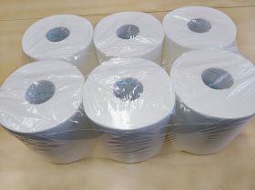 Papírové ručníky v rolích TOP FLEXI MAXI, 100% celulóza, 1 vrst., 270 m, (6rolí/bal)