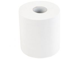 Papírové ručníky v rolích TOP MAXI FLEXI, bílé, 2 vrst., 100% celulóza,158m, 6 rolí/bal.