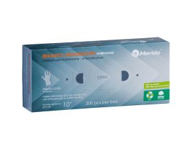 Rukavice HYBRIDNÍ protiskluzové, modré, balení 200 ks