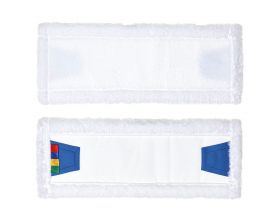 Mop se záložkami ECONOMY 40 cm, mikrovlákno, bílý