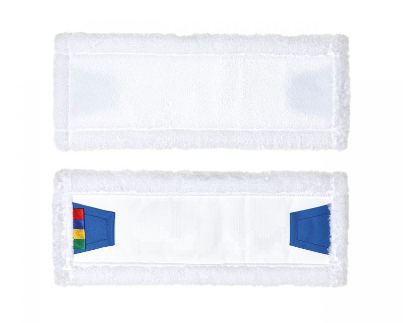 Mop se záložkami ECONOMY 40 cm, mikrovlákno, bílý