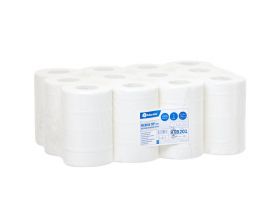 Papírové ručníky v rolích TOP  MINI, 2 vrstvé, 100% celulosa, délka 70 m, (12rolí/balení)