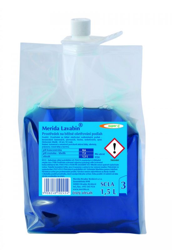 Prostředek na podlahy Merida LAVABIN Super C