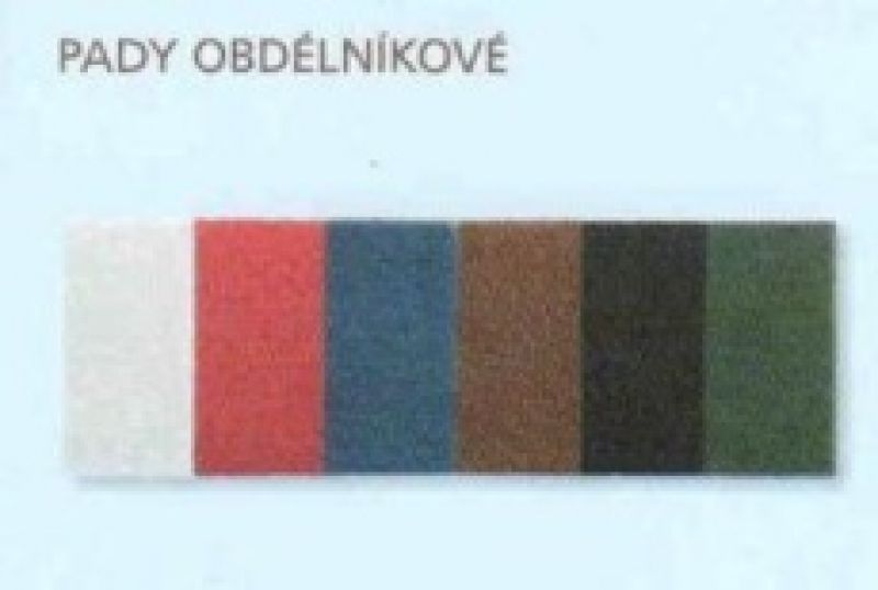 Pad bílý 250x115x20 mm