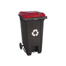 Víko koše KJS412,120 l - červené
