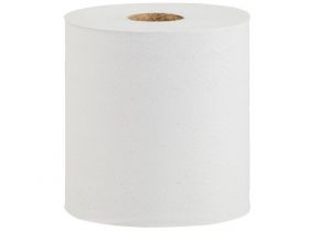 Papírové ručníky v rolích ECONOMY FLEXI MAXI, bílé, 1 vrst., 320 m, 6 rolí/bal