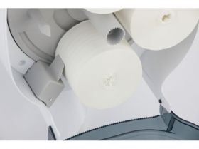 Zásobník na 4 role toaletního papíru bez dutinky MERIDA ONE MAXI, bílý