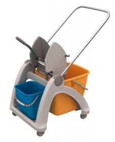 Úklidový vozík Roll-Mop s plastovou konstrukcí