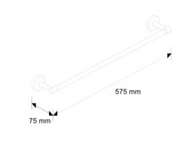 Věšák na ručníky L500