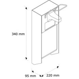 Dávkovač dezinfekčního roztoku 1000ml - sterilizační