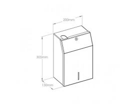 Zásobník na kanystr s mycí pastou STELLA mat