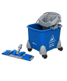 Úklidový vozík PIKO, vědro + držák mopu