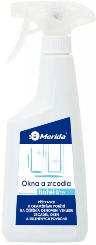 Přípravek na okna a zrcadla Merida HOTEL line - 500 ml