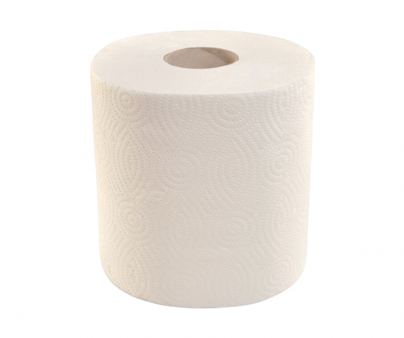 Papírové ručníky v rolích MAXI, 2-vrstvé, 100% celulóza, 100 m, (6 rolí/bal)