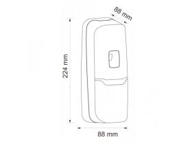 Elektronický osvěžovač vzduchu MERIDA Hygiene CONTROL - LCD