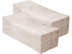 Jednotlivé papírové ručníky skládané EKONOM, šedé, 5000 ks (20x250 ks) /dříve PZ74/