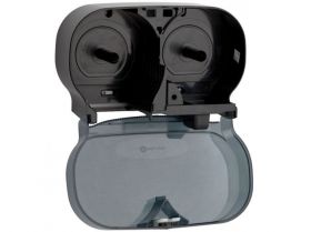 Zásobník na 2 role toaletního papíru bez dutinky MERIDA ONE MAXI, černý